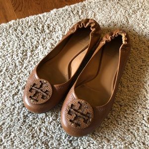Brown Tory Burch flats